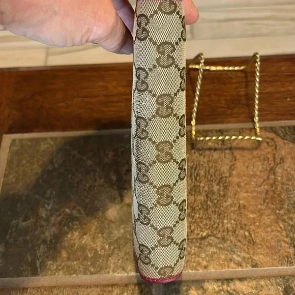 Gucci Guccisima Signature Monogram Canvas and Leather Long Wallet - Picture 15 of 16